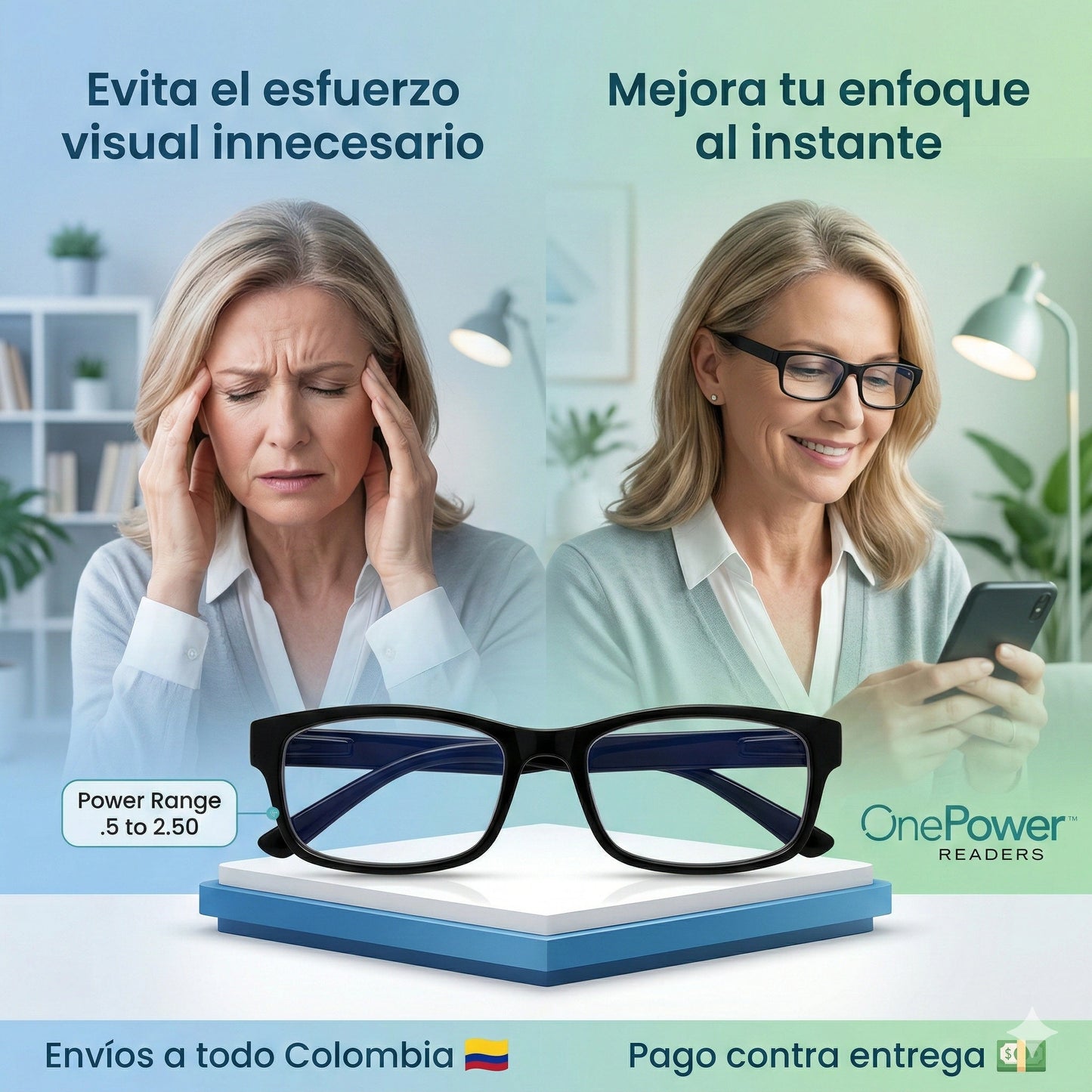 One Power Readers: Un solo par para todas las graduaciones.